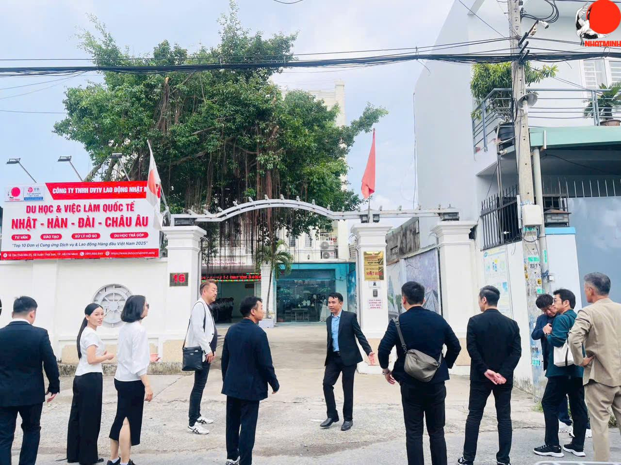 Đoàn cty Nhật Bản đến thăm Nhật Minh
